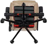 Кресло игровое Knight N1 Fabric бежевый Light-21 с подголов. крестов. металл