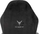 Кресло игровое Knight N1 Fabric черный Light-20 с подголов. крестов. металл
