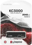 Твердотельный накопитель Kingston SSD 2TB KC3000 M.2 2280 PCIe 4.0 x4 NVMe R7000/W7000MB/s 3D TLC MTBF 2M 1,6PBW Retail 1 year