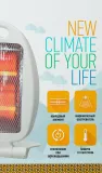 Обогреватель кварцевый Neoclima NQH-05N 800Вт белый