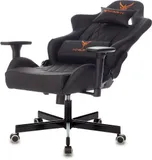 Кресло игровое Knight ARMOR черный ромбик эко.кожа с подголов. крестов. металл