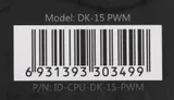 Устройство охлаждения(кулер) ID-Cooling DK-15 PWM Soc-1151/1200 4-pin 14-27dB Al 65W 221gr Ret