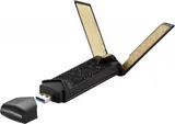 Адаптер ASUS USB-AX56 // WI-FI 802.11ax, 567 + 1201 Mbps USB 3.2 Adapter + antenna ; 90IG06H0-MO0R00