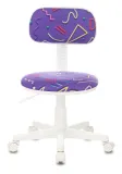 Кресло детское Бюрократ CH-W201NX фиолетовый Sticks 08 крестов. пластик