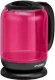 Чайник электрический Hyundai HYK-G4808 1.7л. 2200Вт малиновый/черный (корпус: стекло)