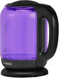 Чайник электрический Hyundai HYK-G5809 1.7л. 2200Вт фиолетовый/черный (корпус: стекло)