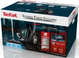 Пылесос Tefal Silence Force Cyclonic TW7233EA 550Вт красный/серый