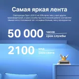 TP-Link Tapo L920-5, Умная многоцветная светодиодная лента, Wi-Fi 2,4 ГГц, 802.11b/g/n, 5 метров, адаптер питания 12 В / 1,5 А