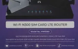 Роутер беспроводной Netis MW5360 N300 10/100BASE-TX/4G cat.4 черный