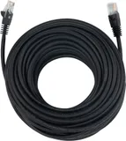 Патч-корд Buro UTP 4 пары cat.5E CCA molded 15м черный RJ-45 (m)-RJ-45 (m)