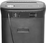 Шредер Heleos УМ28-4 черный/серебристый (секр.P-4) фрагменты 17лист. 28лтр. скрепки скобы пл.карты CD