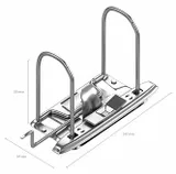 Папка-регистратор Erich Krause Business 49453 A4 80мм картон синий без. окант. вместимость 500 листов смен.карм. на кор.