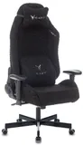 Кресло игровое Knight T1 черный экомех с подголов. крестов. металл