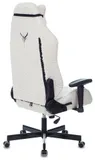 Кресло игровое Knight T1 молочный экомех с подголов. крестов. металл
