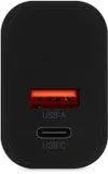 Сетевое зар./устр. Buro BUWD1 18W 3A (PD+QC) USB-C/USB-A универсальное черный (BUWD18P110BK)