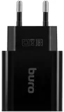 Сетевое зар./устр. Buro BUWD1 18W 3A (PD+QC) USB-C/USB-A универсальное черный (BUWD18P110BK)