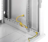 Шкаф коммутационный ЦМО ШРН-ЭКОНОМ (ШРН-Э-15.350.1) настенный 15U 600x350мм пер.дв.металл задн.дв.стал.лист 85кг серый 300мм 18.09кг 180град. 742мм сталь