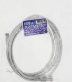Патч-корд Premier 5-970 1Гбит/с UTP 4 пары cat.5E CCA molded 1.5м серый RJ-45 (m)-RJ-45 (m)