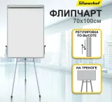 Флипчарт Silwerhof лак 70x100см на треноге белый