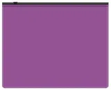 Папка на молнии ZIP Бюрократ -BPM5AVIOBL A5 полипропилен 0.15мм фиолетовый цвет молнии черный