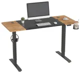 Стол для компьютера Cactus подъёмный столешница МДФ черный дуб антик каркас черный (CS-EDL-BAWD)