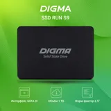 Накопитель SSD Digma SATA-III 1TB DGSR2001TS93T Run S9 2.5"