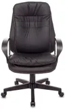 Кресло руководителя Бюрократ T-9950PL черный эко.кожа крестов. пластик
