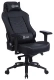 Кресло игровое Cactus CS-CHR-0112BL черный эко.кожа с подголов. крестов. сталь