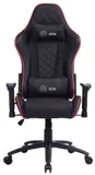 Кресло игровое Cactus CS-CHR-030BLR черный/красный эко.кожа с подголов. крестов. сталь