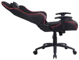 Кресло игровое Cactus CS-CHR-030BLR черный/красный эко.кожа с подголов. крестов. сталь