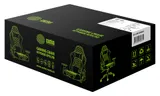 Кресло игровое Cactus CS-CHR-030BLS черный/серебристый эко.кожа с подголов. крестов. сталь