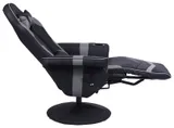 Кресло игровое Cactus CS-CHR-GS200BLG черный/серый подст.для ног