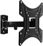 Кронштейн для телевизора Buro FL1S черный 20"-48" макс.15кг настенный поворот и наклон