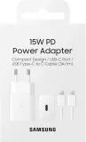 Сетевое зар./устр. Samsung EP-T1510X 2A+1.67A (PD) USB Type-C для Samsung белый (EP-T1510XWEGRU)