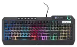 Клавиатура Оклик 715G черный USB Multimedia for gamer LED (1680657)