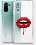 Чехол (клип-кейс) BoraSCO для Xiaomi Redmi Note 10/10S ArtWorks прозрачный/рисунок (51606)