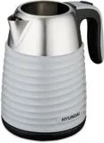 Чайник электрический Hyundai HYK-S4804 1.7л. 2200Вт серый/черный корпус: металл