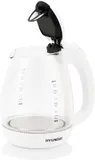 Чайник электрический Hyundai HYK-G3805 1.7л. 2200Вт белый/прозрачный (корпус: стекло)