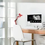 Светильник Gauss GT0024 настольный на струбцине/основание E27 красный 60Вт