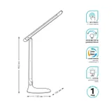 Светильник Gauss GT2041 настольный на подставке белый 10Вт