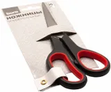 Ножницы Buro Ergo универсальные 190мм ручки с резиновой вставкой асим. черный/красный