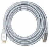 Кабель аудио-видео Cactus CS-HDMI.2.1-5 HDMI (m)/HDMI (m) 5м. позолоч.конт. серебристый