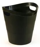 Корзина для бумаг Buro круглая 14л. пластик черный