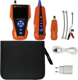 Тестер Кабельный тестер с измерением длины, трассировкой кабельных линий и определением POE, с функцией рефлектометра