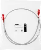 Патч-корд Hyperline PC-LPM-UTP-RJ45-RJ45-C5E-1M-LSZH-GY UTP RJ-45 вил.-вилка RJ-45 кат.5E 1м серый LSZH 24AWG