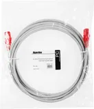 Патч-корд Hyperline PC-LPM-UTP-RJ45-RJ45-C5E-3M-LSZH-GY UTP RJ-45 вил.-вилка RJ-45 кат.5E 3м серый LSZH 24AWG