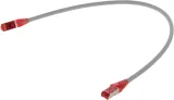 Патч-корд Hyperline PC-LPM-STP-RJ45-RJ45-C5E-0.5M-LSZH-GY FTP RJ-45 вил.-вилка RJ-45 кат.5E 0.5м серый LSZH 26AWG