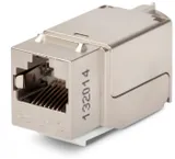 Модуль Hyperline KJNE-8P8C-C5E-90-SH-F-WH информ. KeystoneRJ45 кат.5E FTP стальной (KJNE-8P8C-C5E-90-SH-F-WH)