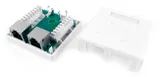 Розетка Hyperline SB1-2-8P8C-C6-SH-WHRJ45 2 кат.6 FTP бел. (упак.:1шт) (SB1-2-8P8C-C6-SH-WH)