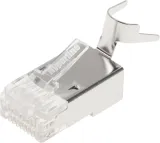 Коннектор Hyperline (PLUG-8P8C-UV-C6-TW-SH-10) FTP кат.6 RJ45 (упак.:10шт)